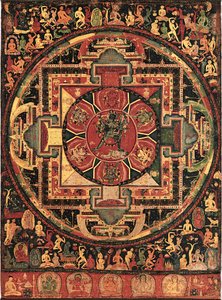 Chakrasamvara Mandala by Unbekannt Unbekannt
